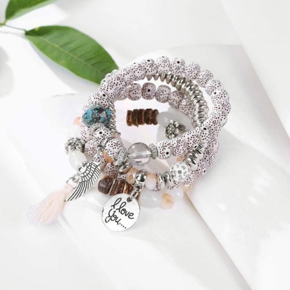 New Baoqin Boho Beaded Bracelets for Women - Charm Stackable Multilayer … - Picture 10 of 11